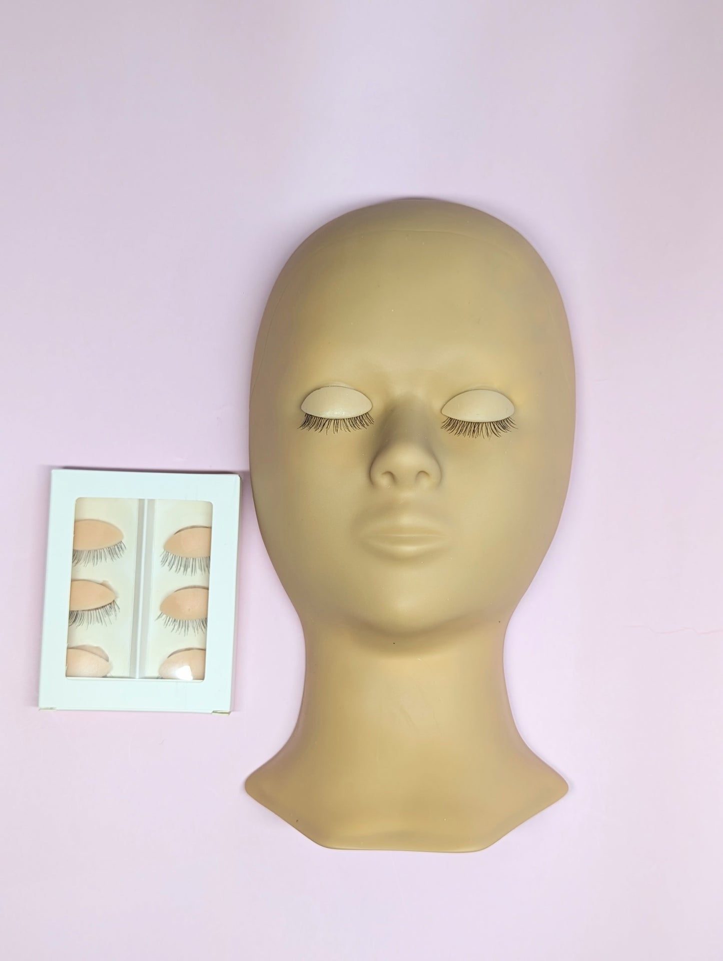 MANNEQUIN HEAD + REPLACEMENT EYELIDS