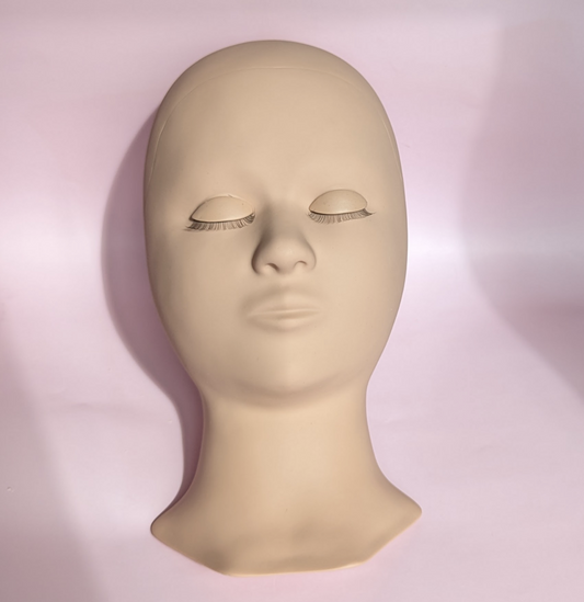 MANNEQUIN HEAD + REPLACEMENT EYELIDS